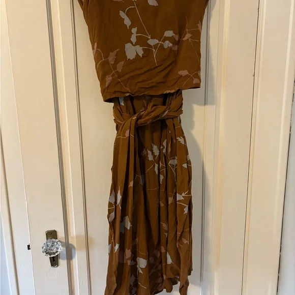 Noa Noa Multi-Wear Brown Maxi Dress M - Picture 3 of 6